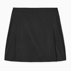 COS Shell-Panel A-Line Mini Skirt